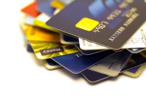Opening the door without a key: A stack of credit cards