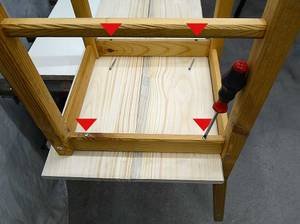 Build your own corner bench attachment points