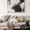 living room decorated