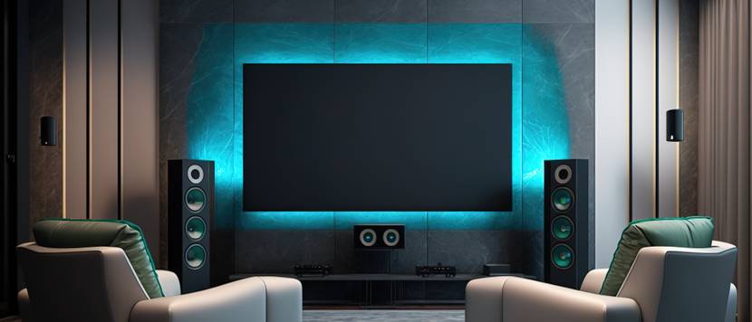 Improve room acoustics with a home theater stereo system