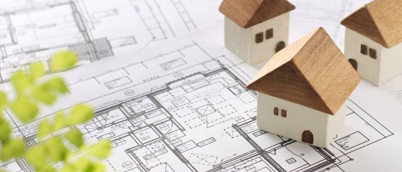 The floor plan of a house must be thought out very carefully. 