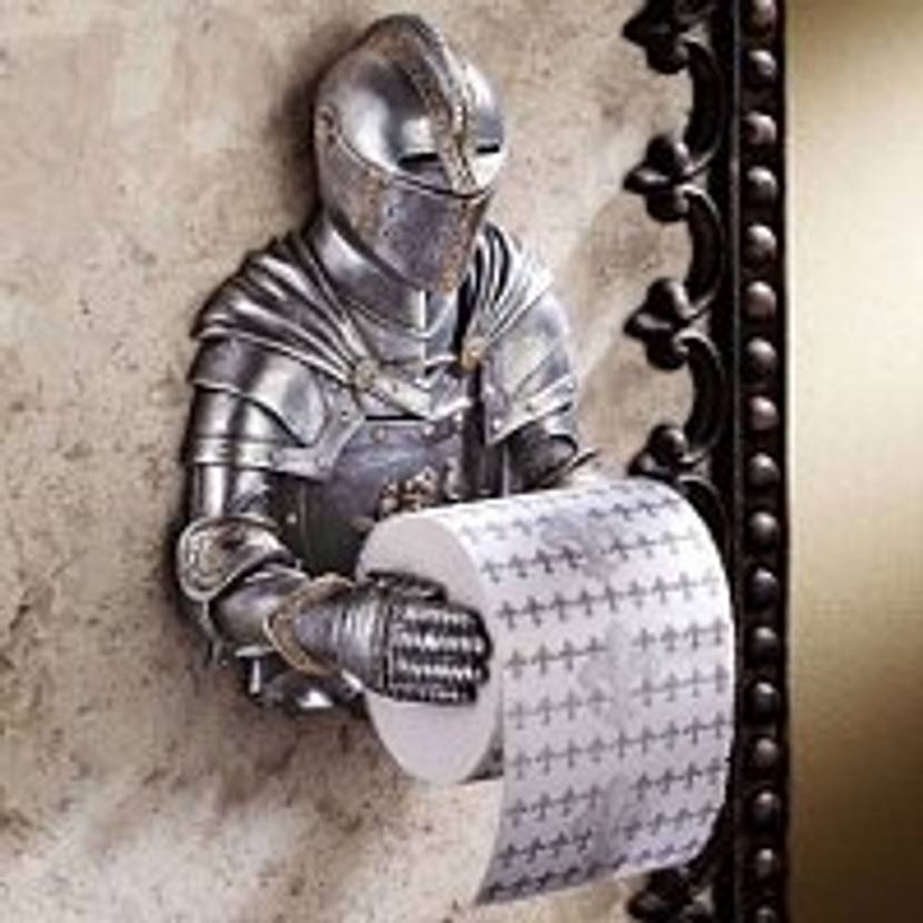 toilet paper holder knight