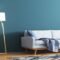 floor lamp in the living room
